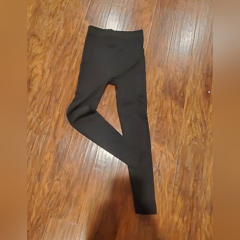 Inspire fleece lined maternity leggings size small Black